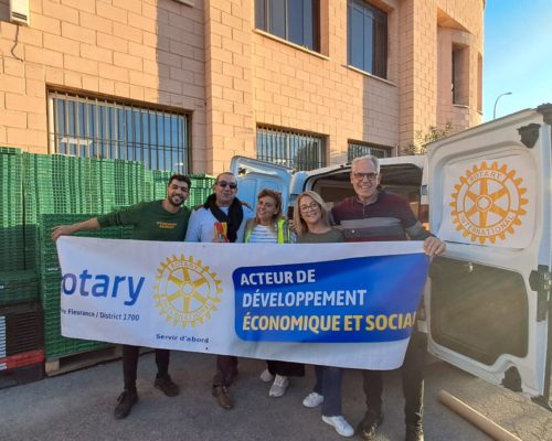 Action Rotary Lectoure-Fleurance - Valencia 2024 banderole